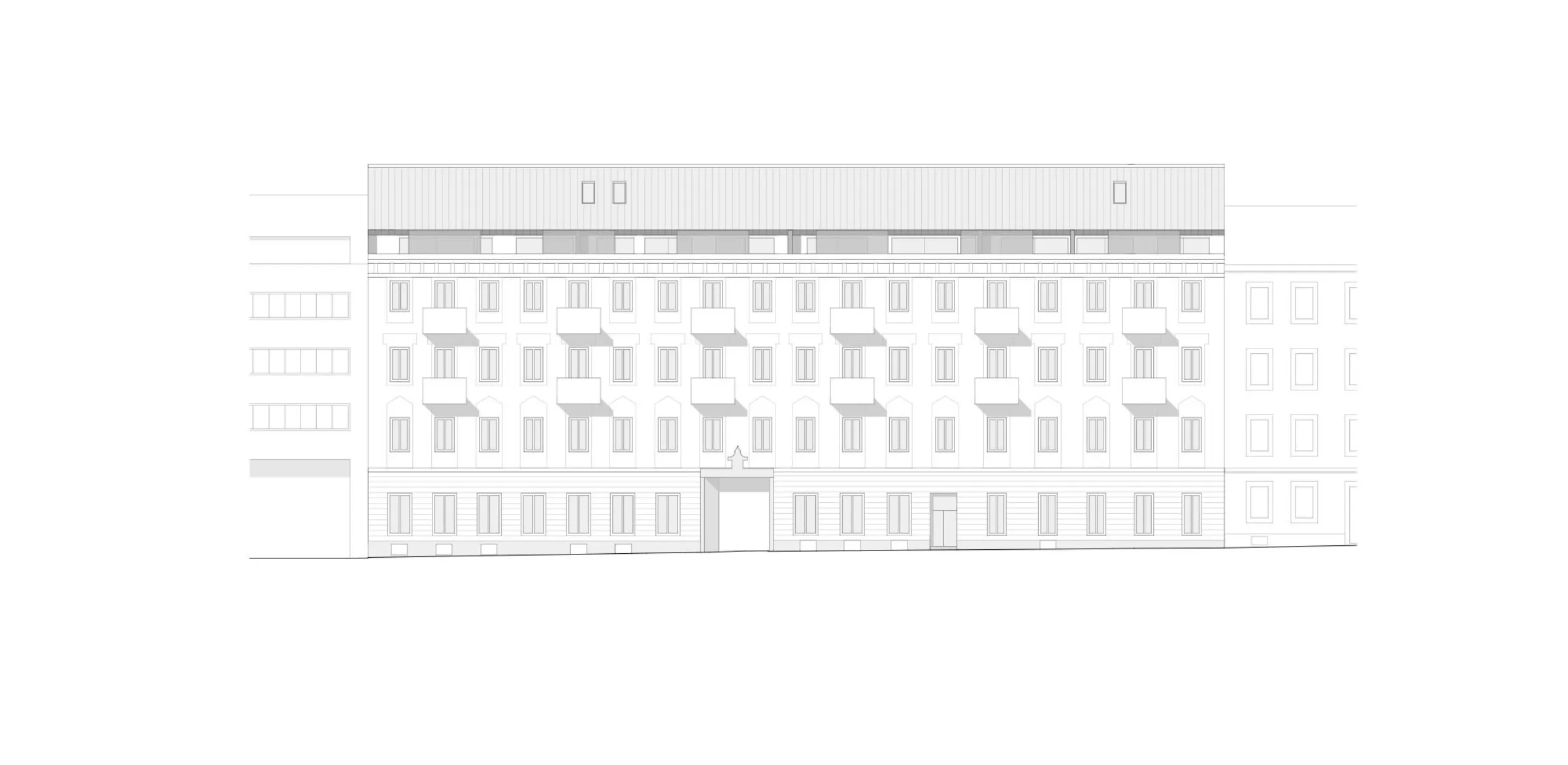 WAW Ansicht Gründerzeitshaus Strassenfassade