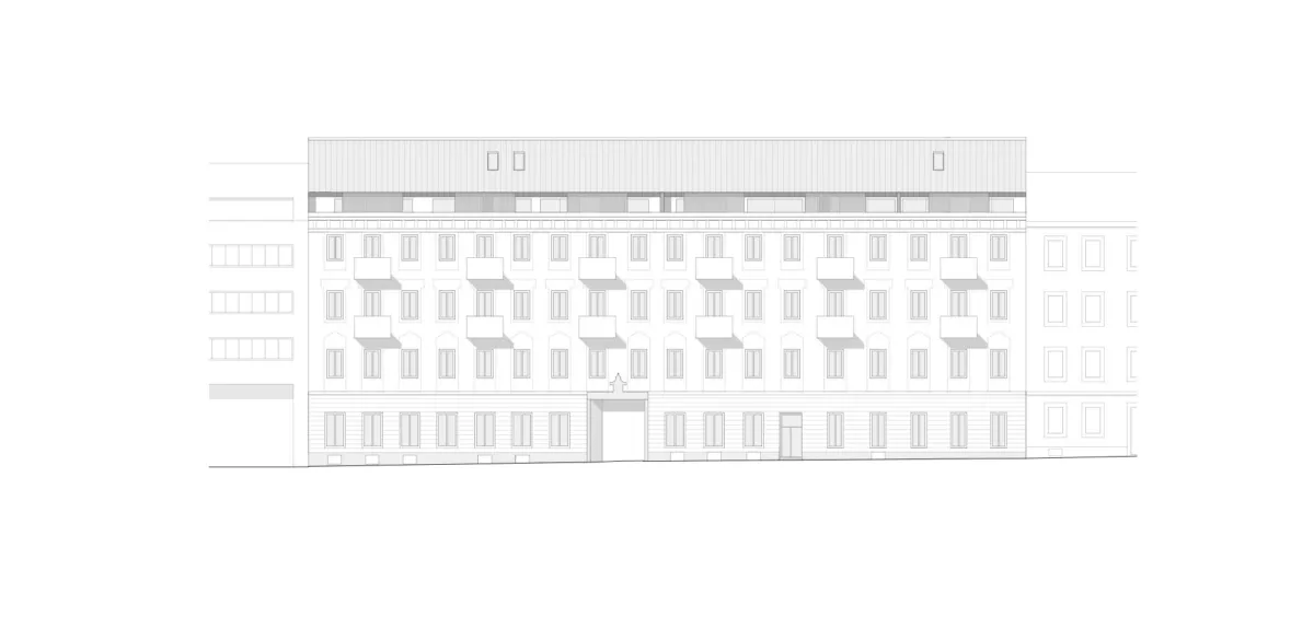 WAW Ansicht Gründerzeitshaus Strassenfassade