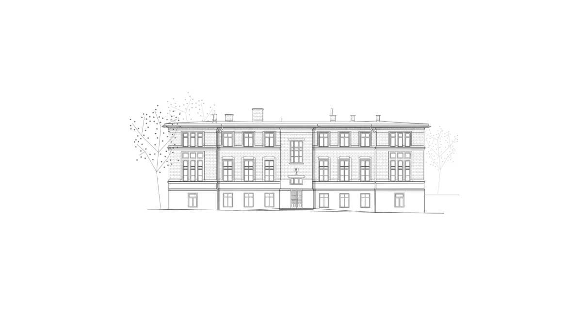 OWA Ansicht Süd Ost Pavillon W 1